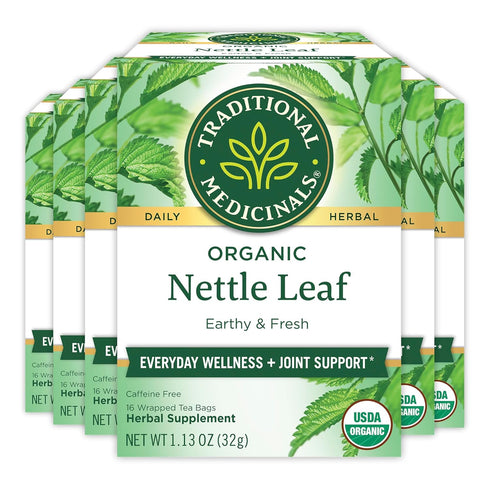 by Traditional Medicinals Traditional Medicinals Organic Nettle Herbal Leaf Tea, 16 Tea Bags (Pack of