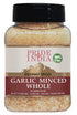 Pride Of India Garlic Minced Whole - 7oz (200gm) - Fresh Garlic Cloves, Vegan, Gluten-Free, No Artificial Colors