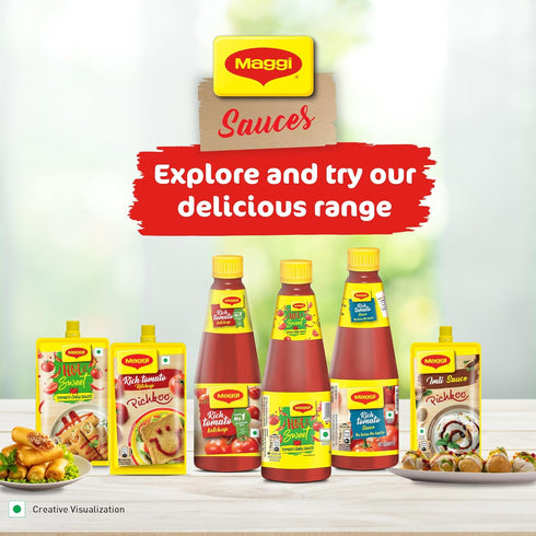 500 17.6 oz Nestle Maggi Rich Tomato Sauce, ketchup, No Onion No Garlic, grams - Bottle - Vegetarian
