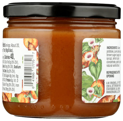 12.5 Braswells, Spread Sweet Potato Butter, Ounce