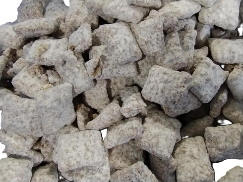 DM Sweets 1 lb Chocolate Peanut Butter Filled Sugar Dusted Rice Cereal Snack Mix - in a Resealable Bag to Ensure
