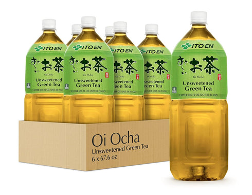 ITO EN Oi Ocha Green Tea, Sugar Free, 2 Liter Bottle, 67.6