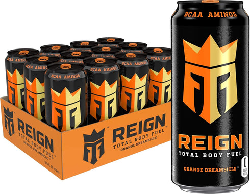 Reign Total Body Fuel, Orange Dreamsicle, Fitness & Performance Drink, 16 Fl
