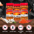Set BBQ BROS RUBS (Spicy Style) - Barbecue Spices Seasonings - BBQ Rubs - Use for Grilling, Cooking & Smoking - Meat