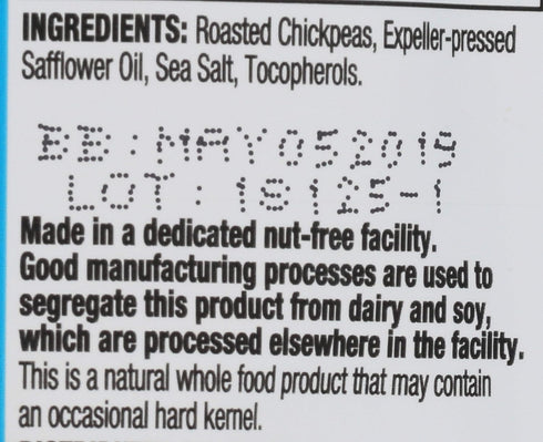 Salt-6 oz The Good Bean Chickpea Snack-Sea