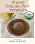 16 OZ- Pack Organic Banana Peel Powder All Natural One Ingredient- Value