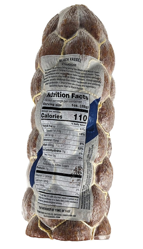 Generic 2.4 lbs) Black Kassel Pillers Mailander Brand Salami (Approx.