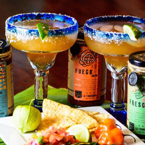 Set La Fundidora Mexican Medium Hot Salsa Sampler, Traditional Authentic Homemade Style Recipe, Smooth Sauce, Small