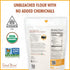 2 Lb (Pack 4) Great River Organic Milling Lily White Organic All-Purpose Flour | Unbleached & Unbromated | Non-GMO