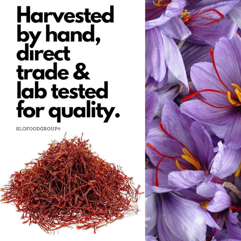 1 7 Persian Saffron Spice from Afghanistan by Slofoodgroup, Premium Quality Saffron Threads, All Red Saffron filaments