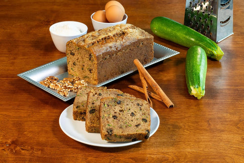Naturally Delicious (16 Pack) Nadel - ZUCCHINI CAKE Sweet Breads & Cakes Slices, Back to School lunch snack, breakfast