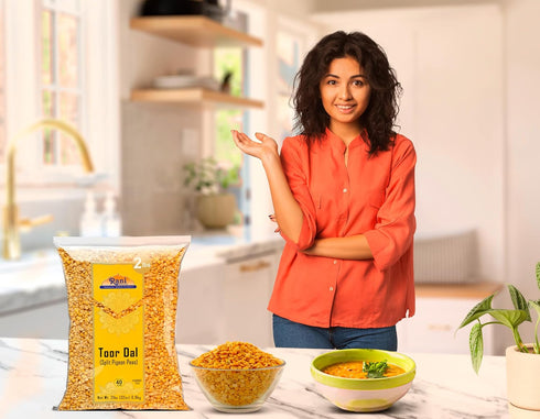 32oz (2lbs) 908g Rani Toor Dal (Split Pigeon Peas) ~ All Natural | Gluten Friendly | NON-GMO | Vegan | Indian Origin