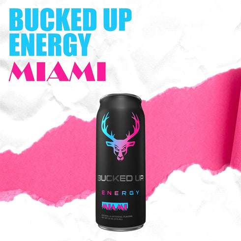 300mg (12 Bucked Up Energy Drink (Miami) CT)