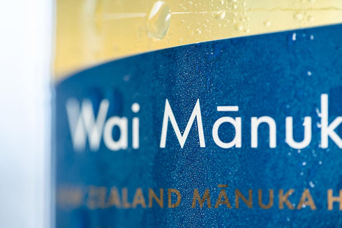 330ml/11.1 oz.Glass (6 Pack) Wai Mnuka Sparkling Mnuka Honey Drink - Premium Non-Alcoholic Beverage with New Zealand