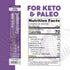 100% Summer Paleovalley Grass Fed Garlic Sausage Beef Sticks - Delicious Gluten Free Beef Snack - High Protein Keto