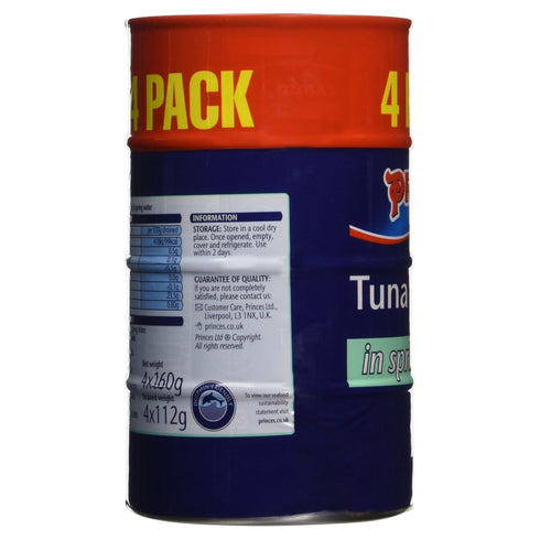 Princes (4x160g) Tuna Chunks in Spring Water