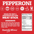 100 1oz, 24 Pack Field Trip Grass Fed Pepperoni Jerky Snack Sticks, Keto, Paleo, Gluten Free, Allergy Friendly Snack