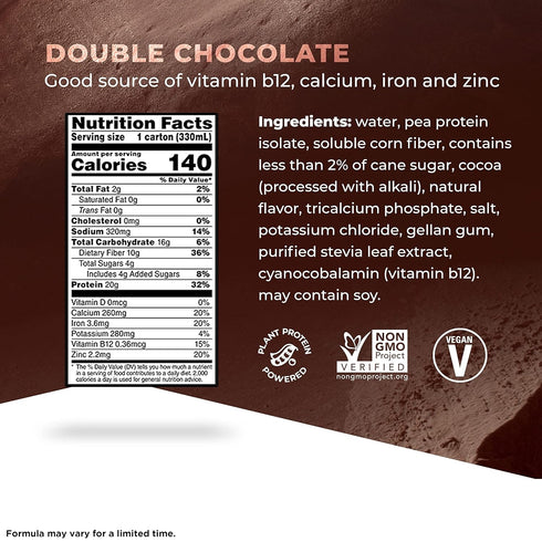 11 Oz, 4 Pack Evolve, Protein Shake Classic Chocolate, Fl