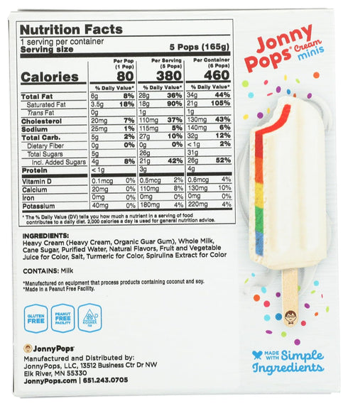 6.72 Oz Jonnypops, Birthday Surprise Cream Pops, Fl