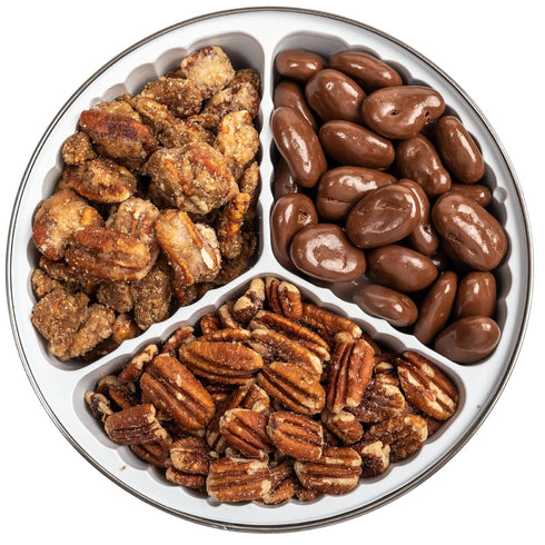 Heaton Pecans Milk Chocolate Covered, Roasted & Praline Glazed Pecan Halves, Christmas,