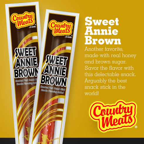 Country 0 (24 Meats, Meat Sticks, Trans Fat, USDA Certified, Good Source of Protein, Carb Conscious Snack Meat Sticks