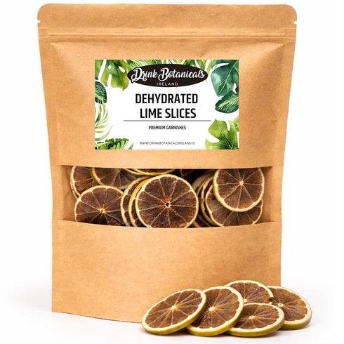 Dehydrated Dried Lime Slices | Lime Wheels | 110 + Slices Approx