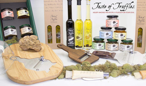 Set (2 3.38 Oz) Black & White Truffle Oil Gift x
