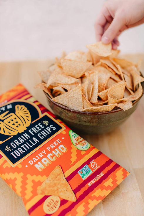 5 Oz (Pack 6) Siete Tortilla Chips | Grain Free | Gluten Free Chips | Paleo & Vegan Snacks | Non GMO | Nacho