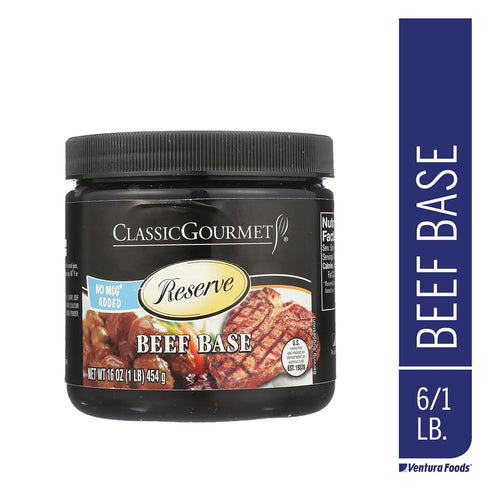 16 Oz Ventura Foods Classic Gourmet Reserve Beef Base Paste - Broth Concentrate Stock & Bouillon for Chuck Roast