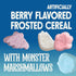 General Mills 9.6 oz Boo Berry Cereal with Monster Marshmallows, Kids Breakfast Cereal, Halloween Limited Edition