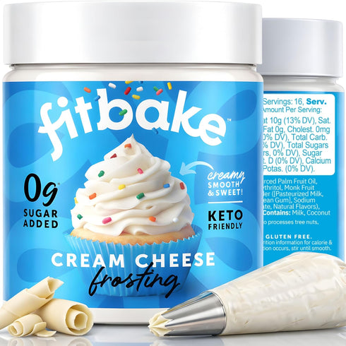 FitBake Cream Cheese Frosting | Keto Frosting for Low Carb Desserts |