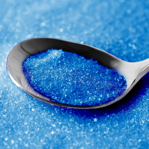 1 lb, Birch & Meadow Blue Sanding Sugar, Colorful Sugar Crystals for Festive Holiday Baking