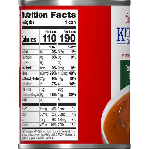 14.5 oz. Campbell's Kitchen Classics Tomato, Can