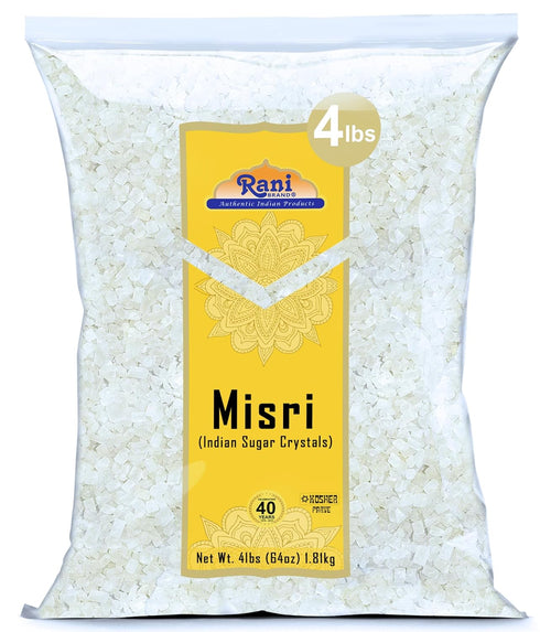 Rani Misri (India Sugar Crystals) 64oz (4lbs) 1.81kg ~ All Natural |