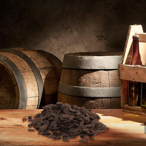 TOMETURE 3 100g/Bag Bags Wine Oak Chips - Toasted Wood Chips For Aging Whiskey Red Wine - Toast Wood Accessory For Home