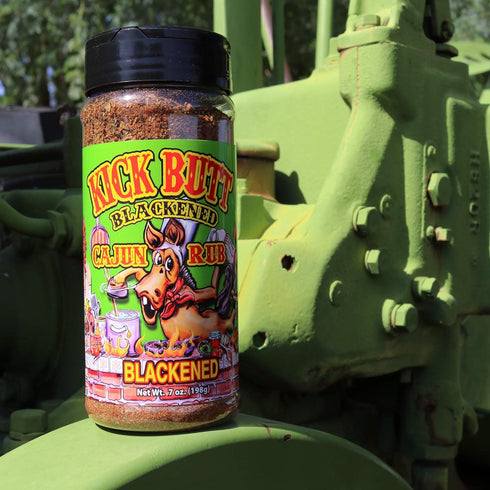 Kick Butt Gourmet Cajun Seasoning Spice Shaker, Spicy Cajun Seasoning Rub, 7 oz