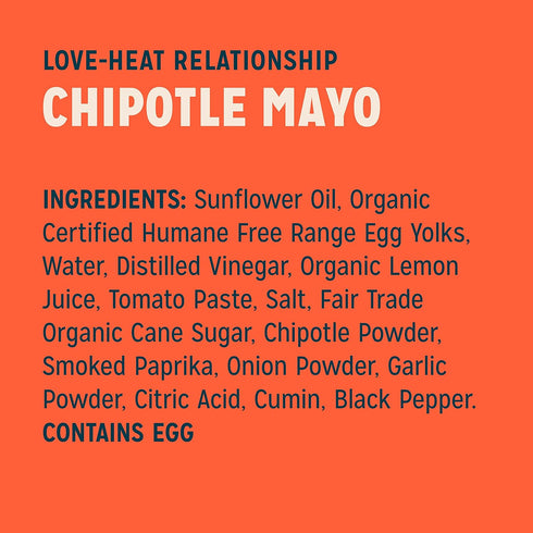 12 oz Sir Kensington's Mayonnaise Chipotle Mayo Gluten Free Non- GMO Project Verified Shelf-Stable