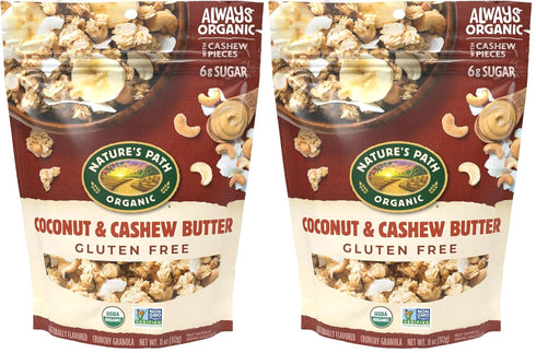 Nature's Path Organic Coconut Cashew Gluten Free Granola 11oz Pouch (Pack of