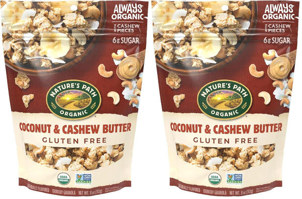 Nature's Path Organic Coconut Cashew Gluten Free Granola 11oz Pouch (Pack of