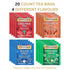Pack (20 Count), 4 Twinings Christmas Holiday Variety Tea Bag Flavours Include Christmas Tea, Winter Spice, Gingerbread