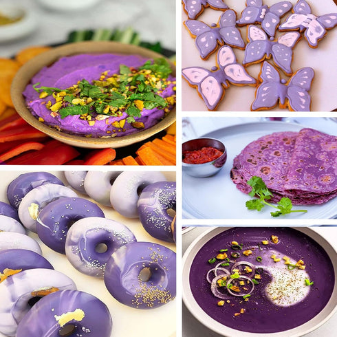16oz Pack 100% Value Purple Sweet Potato Powder for Regular Use Natural Dried Ube Powder, Purple Yam Powder for Food