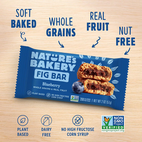 2 Oz, 6 Nature's Bakery Blueberry Fig Bars, Ct