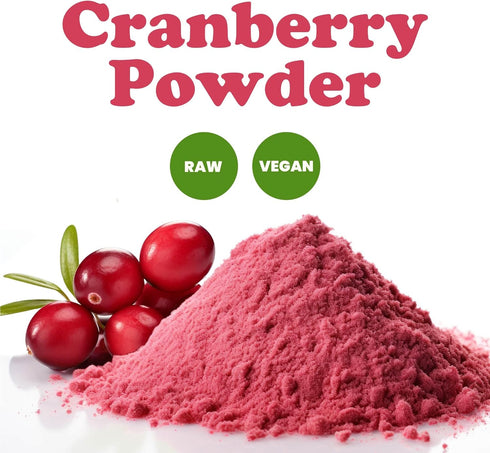 2 Food to Live Cranberry Juice Powder, Pounds Great for Juices, Smoothies, Yogurts & Breakfast Drinks. Spray-Dried