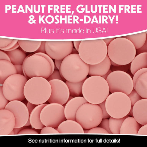 5 Sweet Shoppe Rose Pink Melting Wafers, pounds