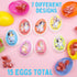 2.47 15 Count Galerie Bluey Plastic Easter Eggs, Red Hard Candy Pouches Inside, Great for Egg Hunts, Ounces