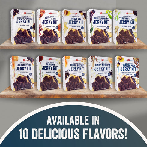 PS Seasoning Jerky Seasoning and Cure Kit (Teriyaki) - Award-Winning DIY Beef Jerky Making Kit with Seasoning Mix
