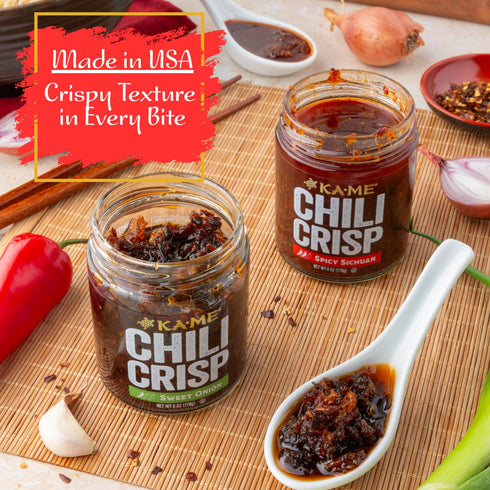 KA-ME Sweet Onion Chili Crisp - Authentic Spicy Sauce