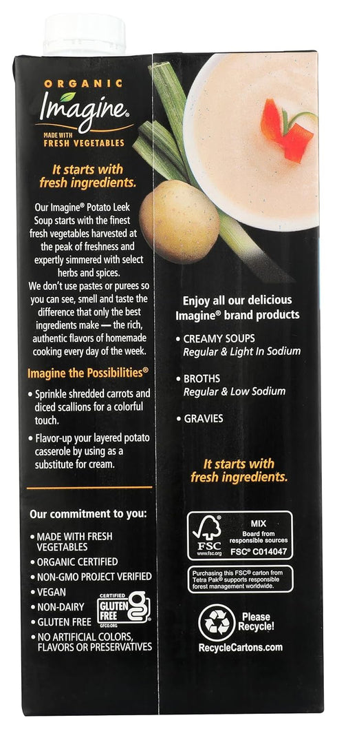 32 oz. Imagine Organic Creamy Soup, Potato Leek