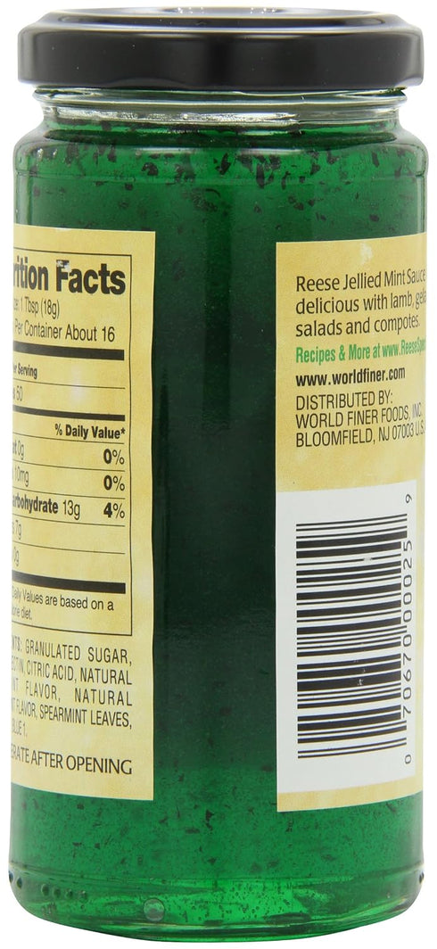 10.50-Ounce (Pack 6) Reese Jelly, Mint W/Leaves
