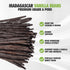 20 ~6" Madagascar Organic Vanilla Beans Grade A. Certified USDA Organic. by FITNCLEAN VANILLA for Baking, Extract